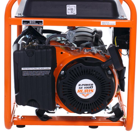 Generator pe benzină Ruris R-Power GE1000 Industrial – 1 kW nominal, compact și economic – Energie portabilă pentru casă, camping sau cabană! [6]