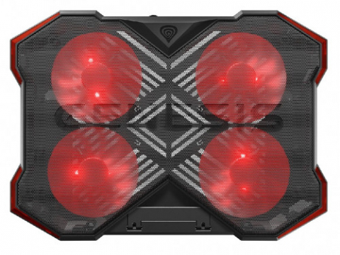 Genesis Cooling Pad Oxid 260, 4 Fans, for 15,6" - 17.3" 2 USB, Led Light [3]