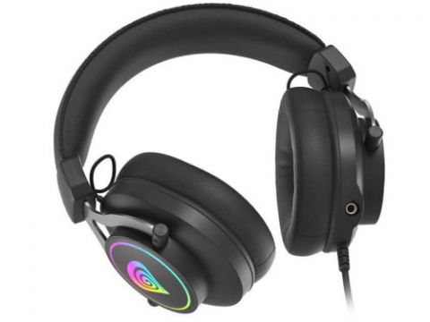 Genesis Headset Neon 750 with Microphone, RGB, Black [4]