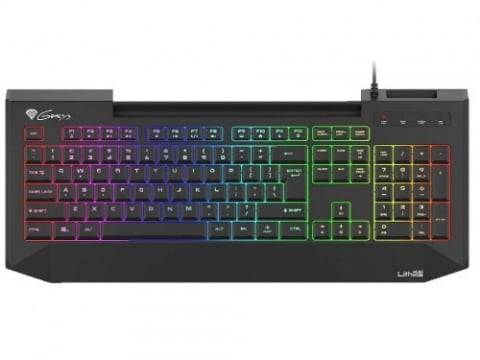 Genesis Keyboard Lith 400 RGB US Layout, X-Scissor Slim [3]