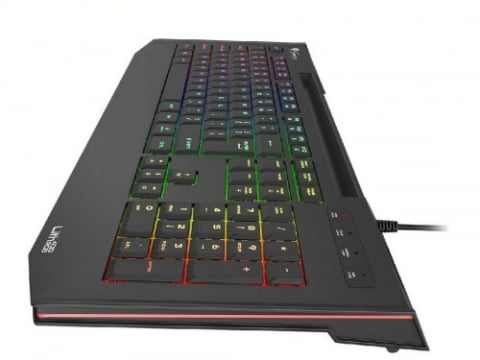 Genesis Keyboard Lith 400 RGB US Layout, X-Scissor Slim [2]