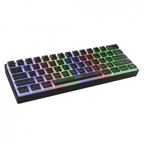 Gaming - Genesis Mechanical Keyboard Thor 660 US Layout Wireless RGB Backlight White Gateron, Red