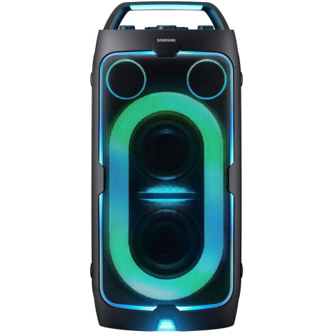 PartyBox - Гига аудиосистема Samsung MX-ST50F/UA Sound Tower (240 Вт RMS, Аккумулятор 12ч, IPX4, Bluetooth, Караоке, Колеса и Ручка, Черный)