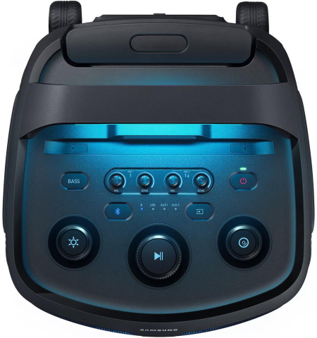 Гига аудиосистема Samsung MX-ST50F/UA Sound Tower (240 Вт RMS, Аккумулятор 12ч, IPX4, Bluetooth, Караоке, Колеса и Ручка, Черный) [3]