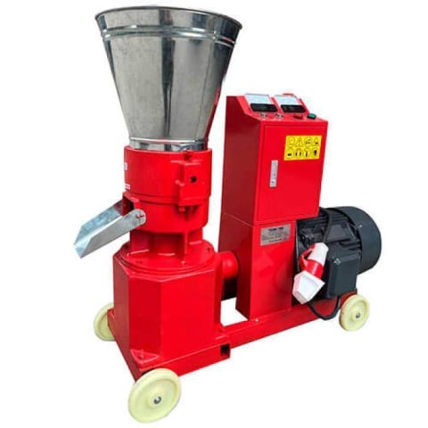 Granulatoare de furaje - Granulator de furaje și cereale KL-200S (7.5 kW, 380V, Reductor, Max. 300 kg/h)