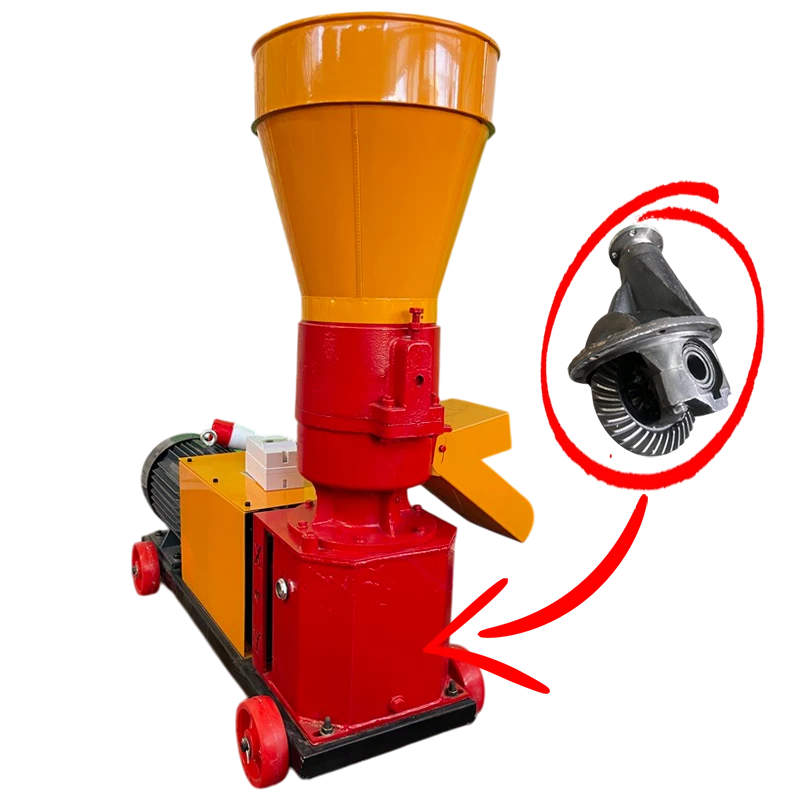 Produse pentru fermieri - Granulator Demetra DM-200PRO – Motor 7.5 kW Inclus – 380 V – Performanță Industrială și Granule de Calitate Superioară