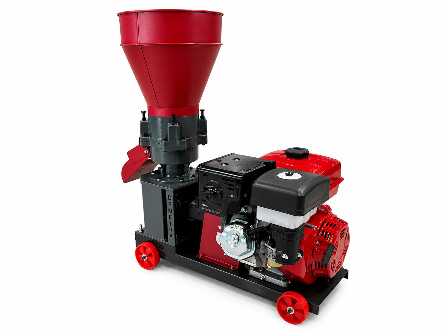 Granulator furaje pe benzină Demetra DM-150PRO-BD4T (9 CP, 4 Role, 150-200 kg/h, Matrice 150 mm) [8]