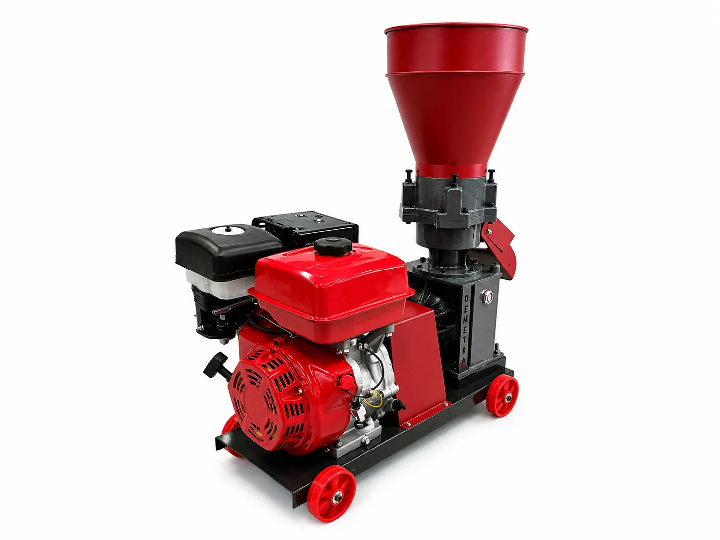 Granulator furaje pe benzină Demetra DM-150PRO-BD4T (9 CP, 4 Role, 150-200 kg/h, Matrice 150 mm) [6]