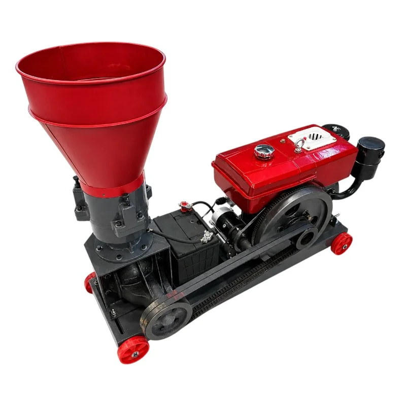 Granulator furaje pe motorină Demetra DM-150PRO-BD (8 CP, Diesel, Starter Electric + Acumulator, 80-120 kg/h, Matrice 150 mm) [5]