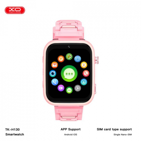 Electronice - H130 GPS Kids Smart 4G Watch 51.2mm Pink
