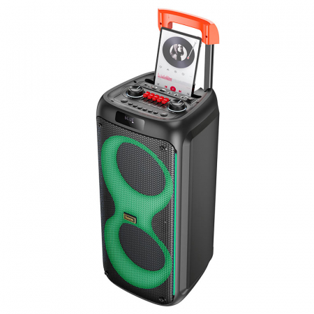 Портативная Bluetooth-колонка HA7 Leader – мощный звук и два беспроводных микрофона [4]