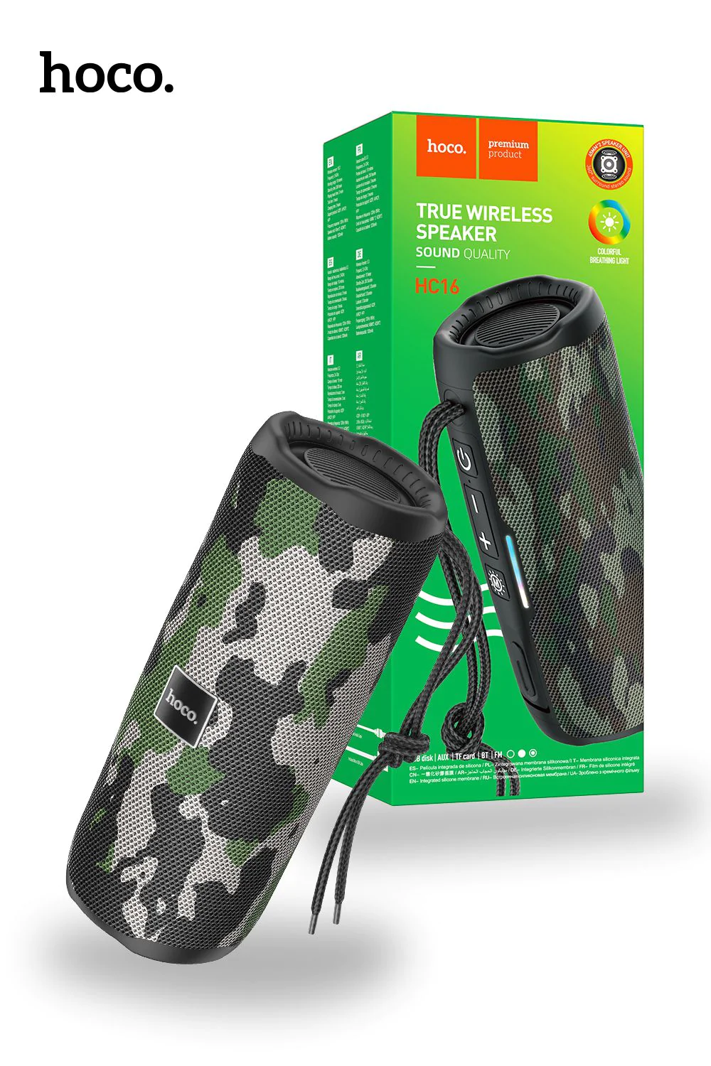 Audio - HC16 Vocal sports BT speaker camouflage