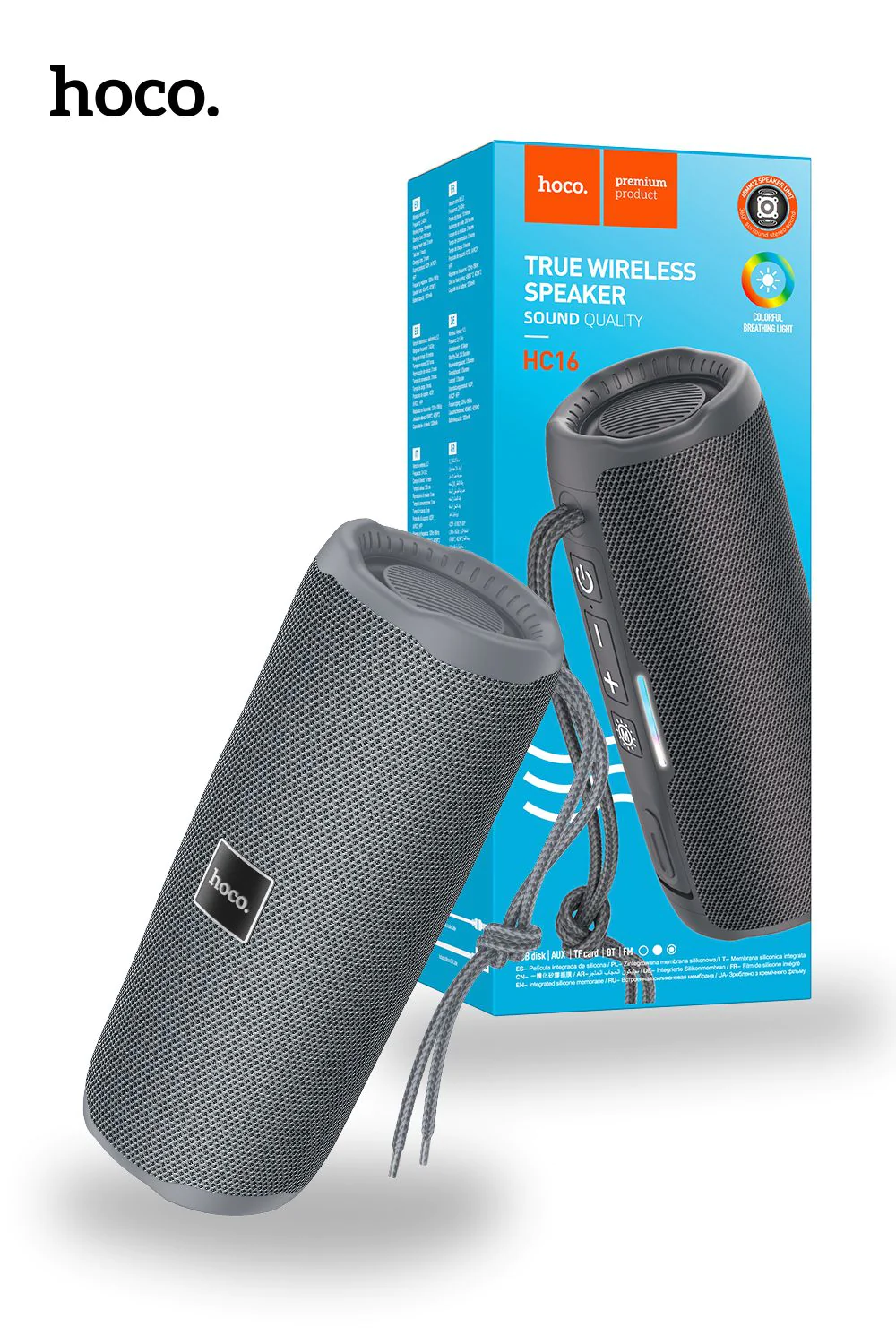 Audio - HC16 Vocal sports BT speaker grey