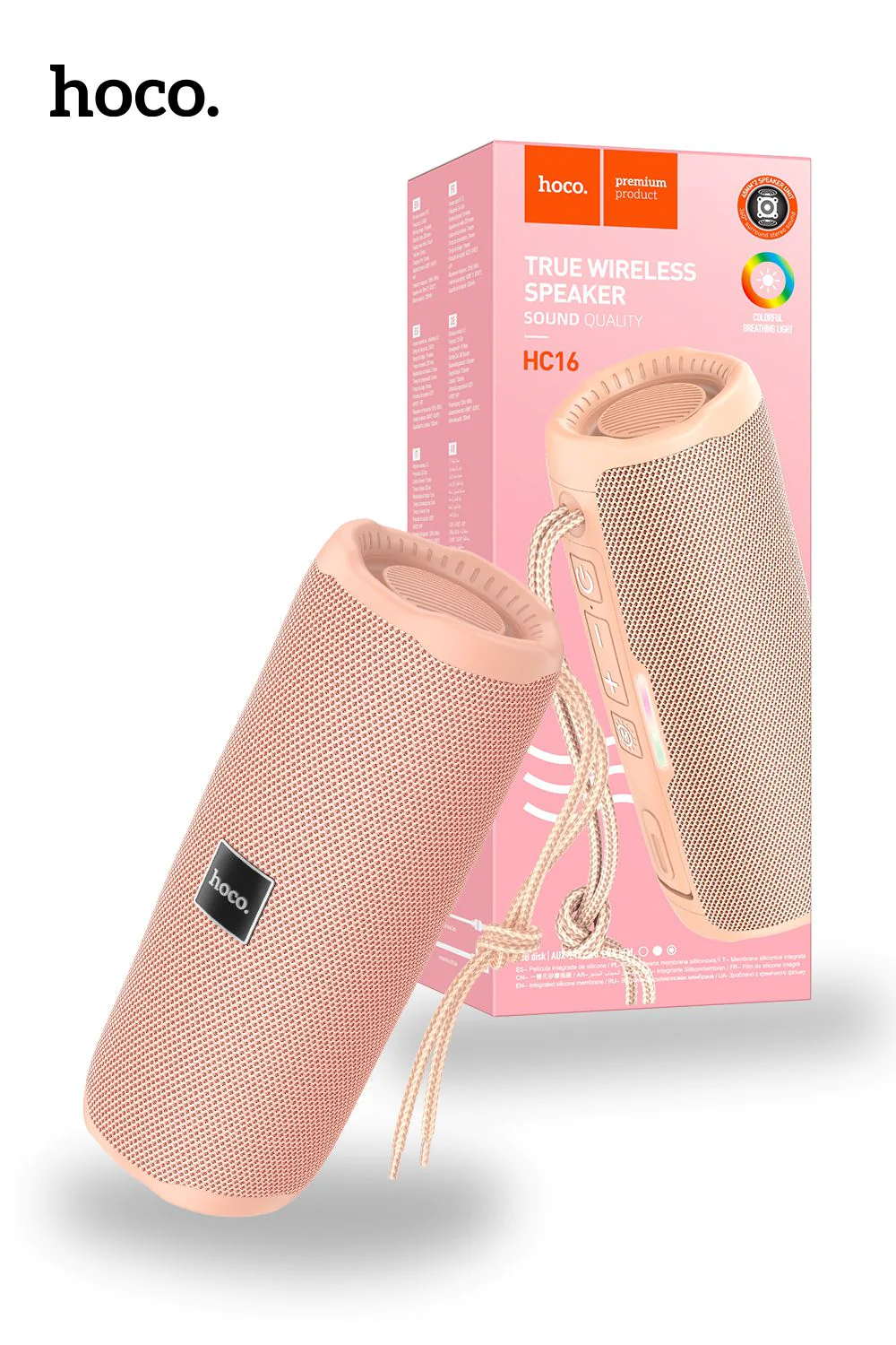 Audio - HC16 Vocal sports BT speaker pink