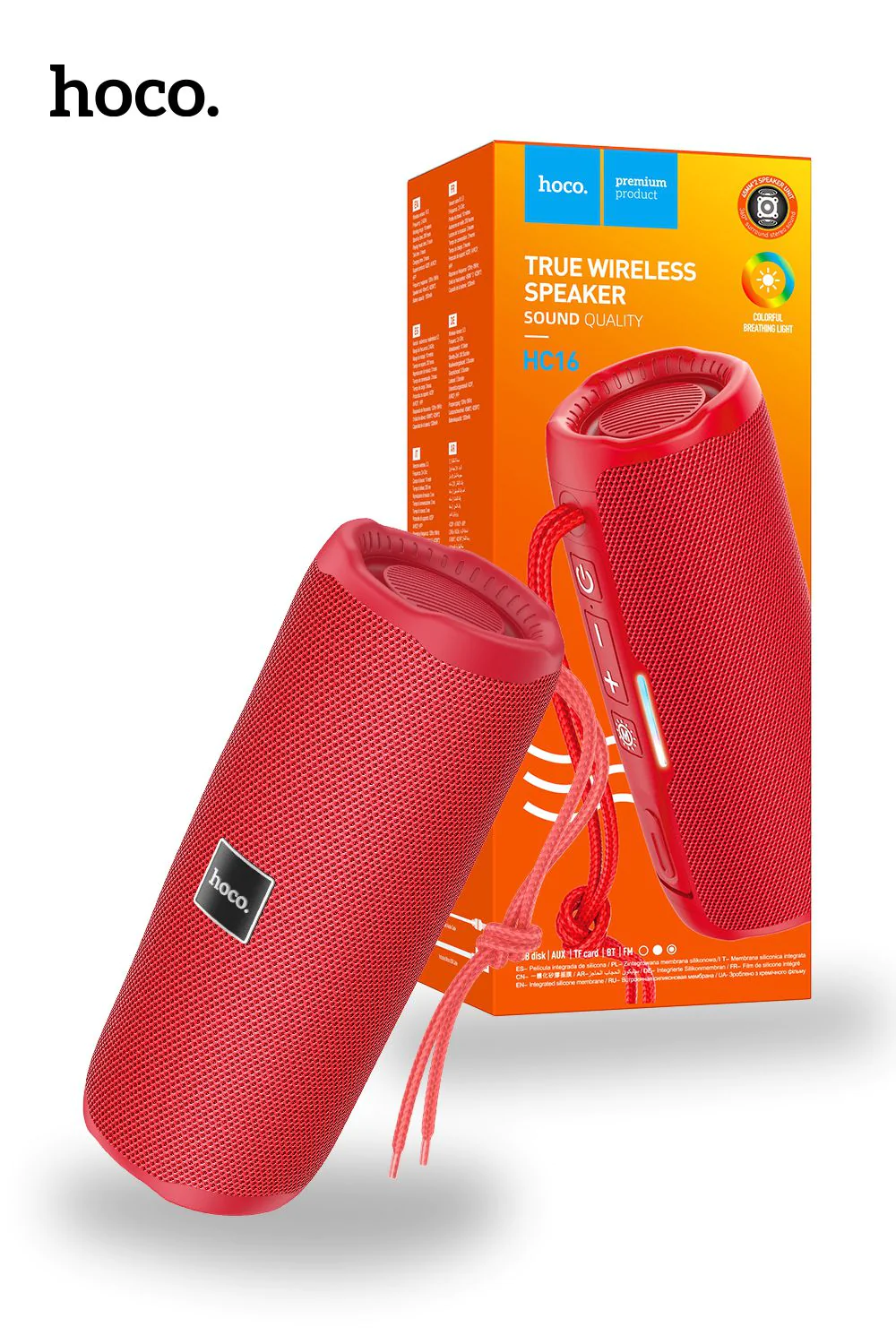 Audio - HC16 Vocal sports BT speaker red