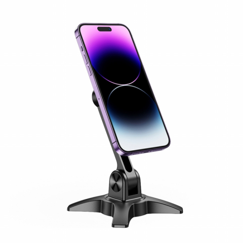 Magnetic - Suport Desktop HD2 Joy Ring Magnetic pentru Telefon, Negru