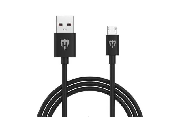 Accesorii Telefoane - Helmet Cable USB to Micro USB Basic 2.1A 1m, Black
