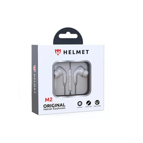 Accesorii Telefoane - Helmet Earphones M2 Series (3.5mm), White