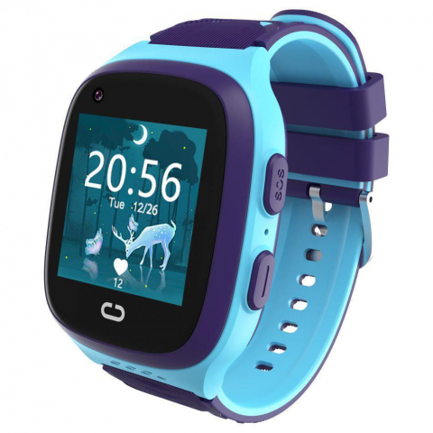 Gadgeturi - Ceas pentru copii Helmet Smart Kids Watch 4G-LT31, Blue