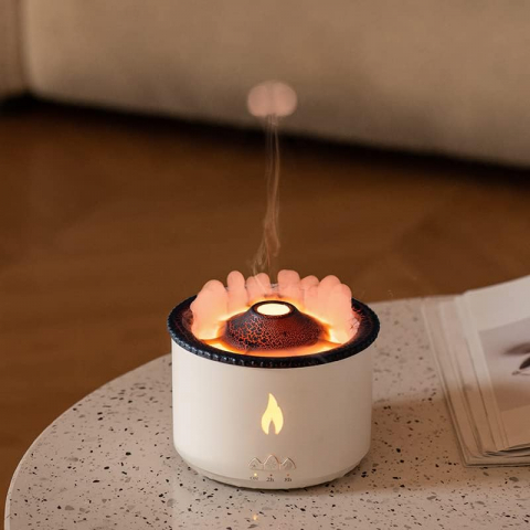 Бытовая техника - HF11 difuzor de aromaterapie cu efect de crăpare vulcanică (EU)