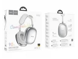 HOCO W55 Pleasing – Беспроводные наушники с мощным звуком и комфортной посадкой Silver [1]