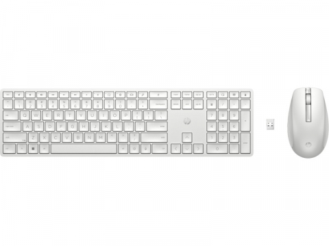 Tastaturi si Mouse - HP 650 Wireless Keyboard and Mouse Combo White RU