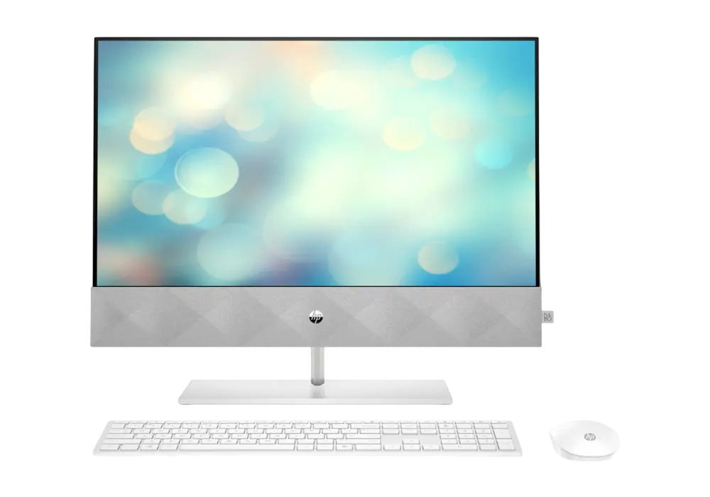 All in One PC - HP AIO Pavilion 24 Silver  (23.8" FHD IPS Ryzen 3 5300U 2.6-3.8GHz, 8GB, 256GB, FreeDOS)