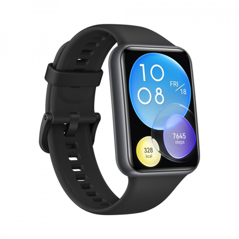 Ceasuri inteligente - Huawei Watch Fit 2, Negru Midnight
