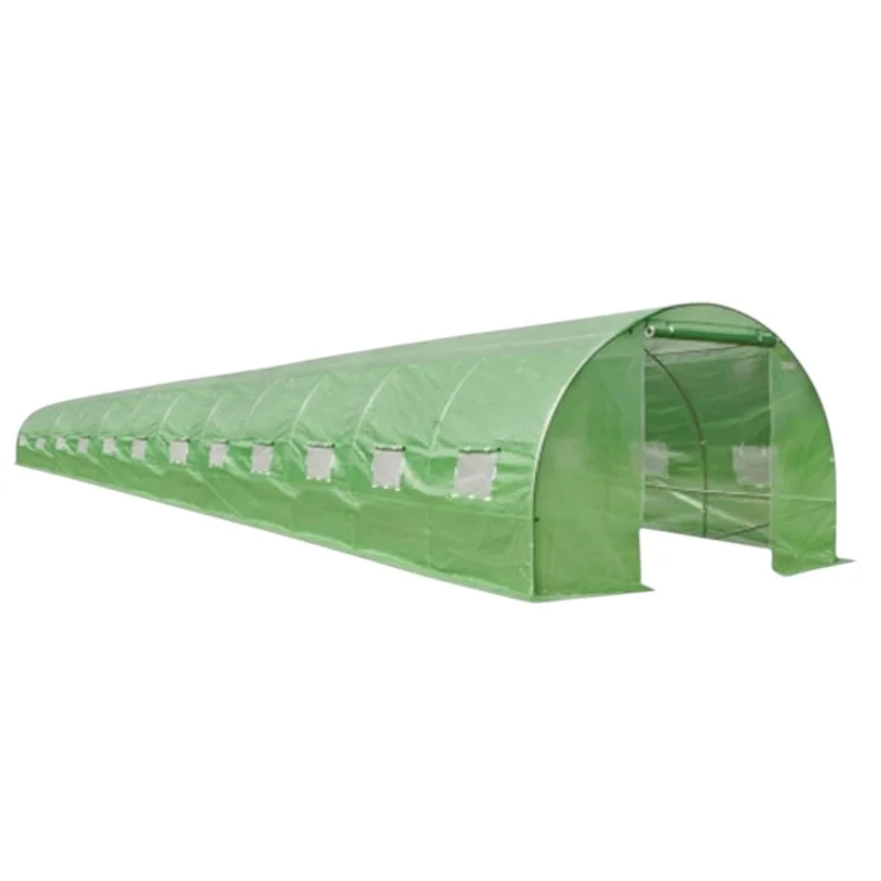 Husă de rezervă pentru seră Demetra 12×3×2 m – Folie armată 200 gm² + 2 intrări incluse [1]