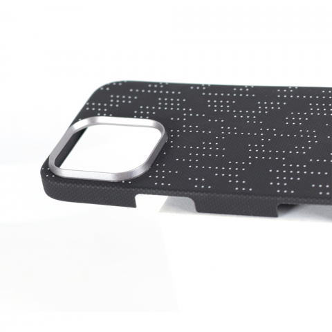 Husă VANTA Carbon cu Imprimeu Silkscreen și Pete cu Magsafe pentru iPhone 16 Plus, Alb Galaxy [2]