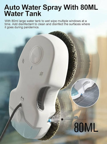 Hutt Robot Vacuum Cleaner for Window C6, White [0]