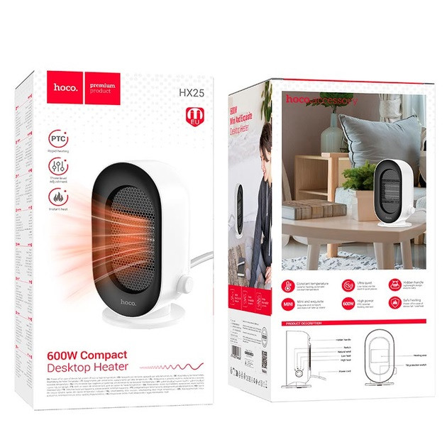 HX25 Încălzitor electric 600W (EU) – Alb [7]