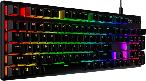 Tastatură Mecanică Gaming HYPERX Alloy Origins PBT (HyperX Aqua, US Layout) – Durabilitate extremă și precizie tactilă [1]