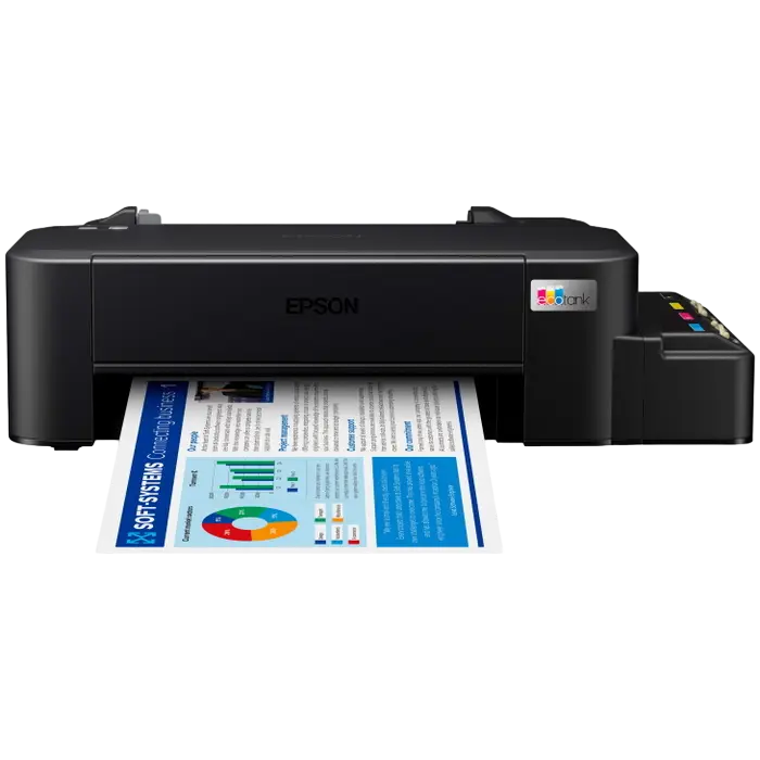 Imprimante și Scanere - Imprimantă cu jet de cerneală Epson L121, A4, Negru