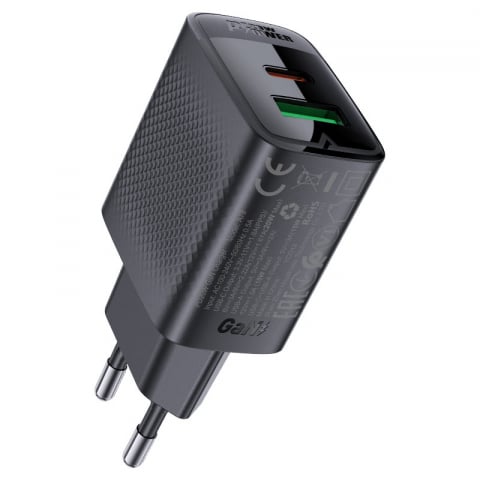 Încărcător A78 PD20W GaN (USB-C + USB-A) – Eficiență dublă, dimensiune compactă [2]