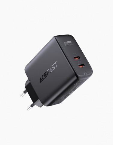Încărcător dual ACEFAST A9 PD40W (USB-C + USB-C) Negru [1]