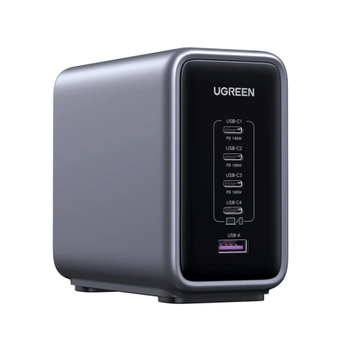 Accesorii GSM - Încărcător Rețea UGREEN Nexode Pro GaN Charger 300W CD333 (4×USB-C, 1×USB-A), Cablu Alimentare 2m, Black