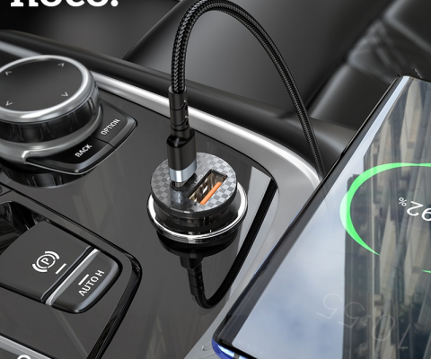 Încărcătorul auto HOCO DZ3 Max PD20W+QC3.0 [2]