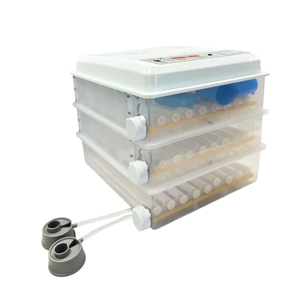 Produse pentru fermieri - Incubator ouă Demetra DM-176 (176 ouă găină) – Automat complet, alimentare dublă 220V/12V + ovoscop inclus