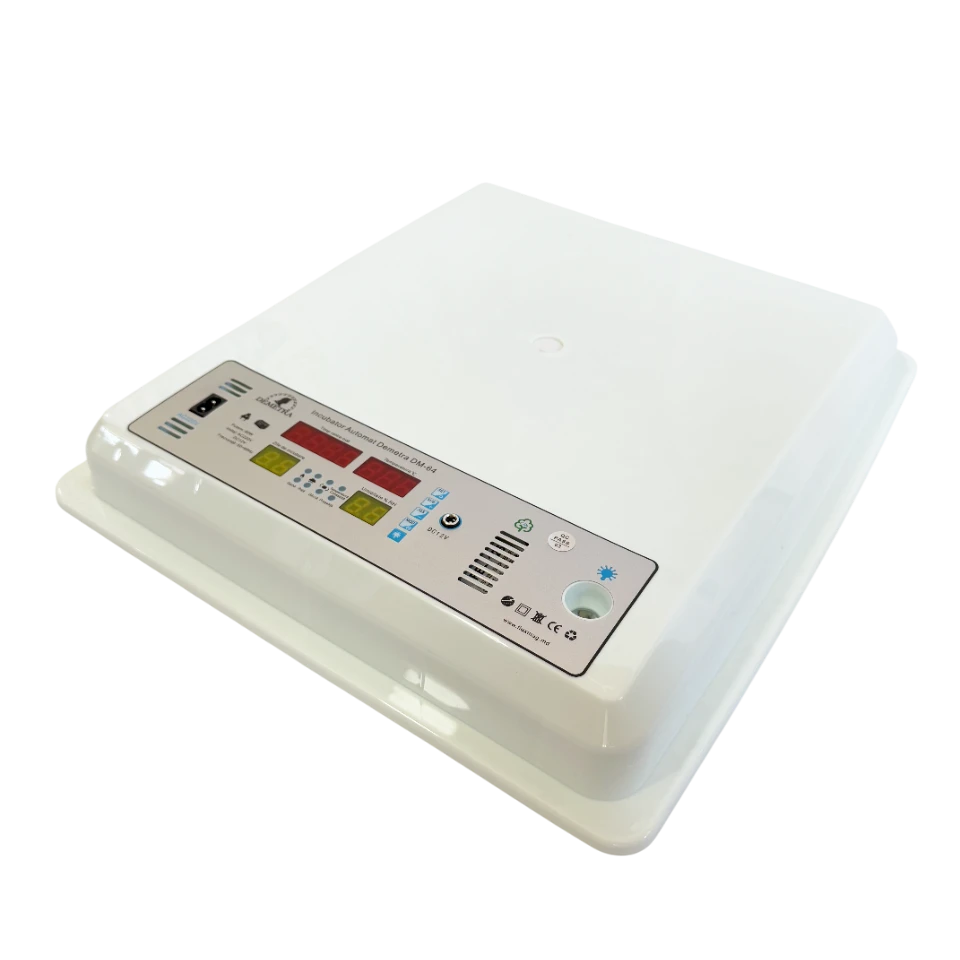 Incubator pentru ouă Demetra DM-64 + CADOU Încălzitor pentru pui Demetra FAN-1 – Eclozare eficientă și sigură cu 98% rată de succes! [7]