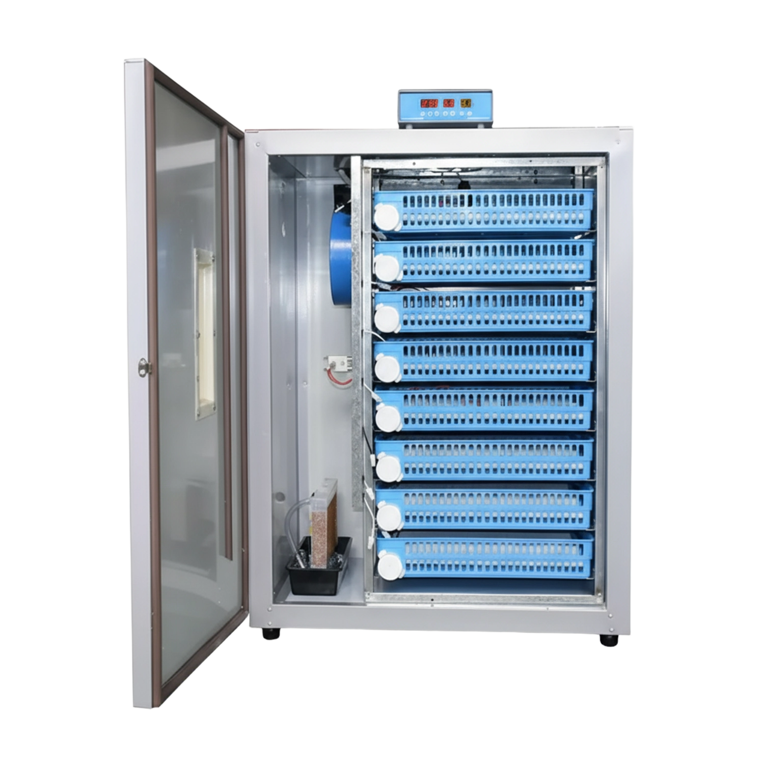 Produse pentru animale - Incubator profesional de ouă Des Champs DZO-512 (220V / 12V) – Tehnologie complet automată pentru o eclozare de până la 98%