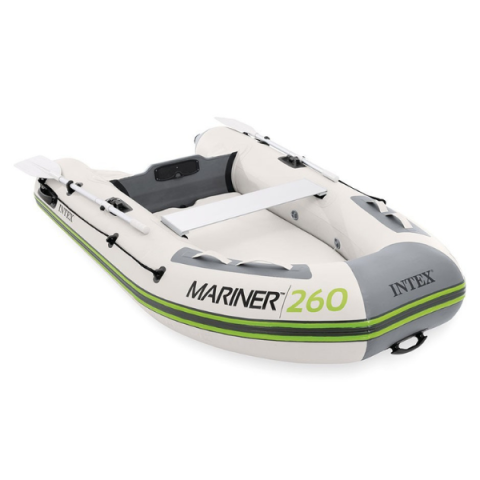 Barci Gonflabile - Надувная лодка INTEX “Mariner 260” с веслами, насосом и сумкой, 264×155×61 см
