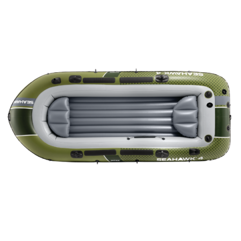 INTEX Barcă gonflabilă “Seahawk 4” cu vâsle și pompă, 351×145×48 cm [2]