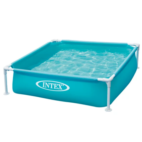 Бассейны с металлическим каркасом - Бассейн INTEX Mini Frame, металлический каркас, 122х122х30 см, 342 л, 2+
