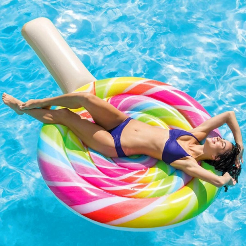 INTEX Plută-saltea gonflabilă “Acadea curcubeu”, 98х127х24 cm, până la 100 kg [1]