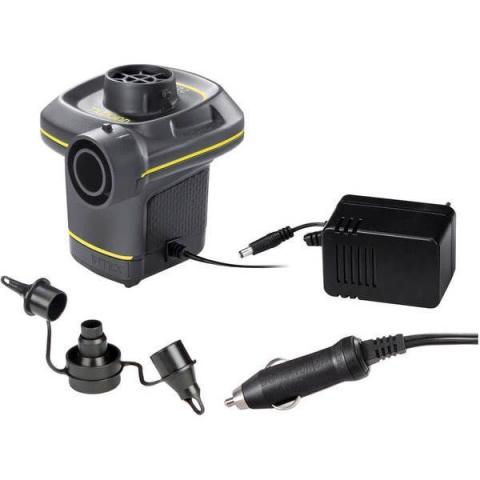 INTEX Pompă de aer electrică „QuickFill AC/DC” cu adaptor, 220V, 3 duze [1]