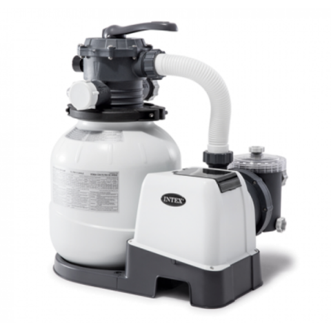INTEX Pompă de filtrare cu nisip “Krystal Clear SX2100”, rezervor de nisip 17.9kg, capacitate 7900L/h [0]