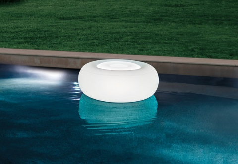 INTEX Puf gonflabil cu lumină LED 86х33 cm pe baterii, cu încărcare USB [5]