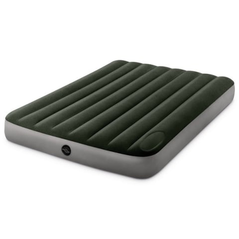 Mobilier - INTEX Saltea Gonflabilă “Velur Downy” 137×191×25 cm, cu Pompă de Picior Integrată, până la 273 kg