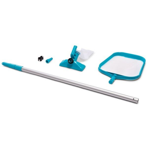 Accesorii piscine - INTEX Set de curățare a piscinei: mâner telescopic de 239 cm, plasă, duză de aspirare cu pungă